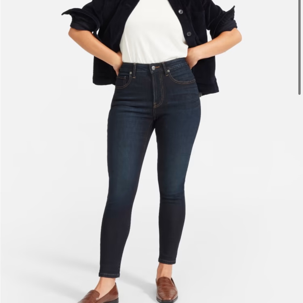 Everlane curvy high rise skinny jean size 25 crop